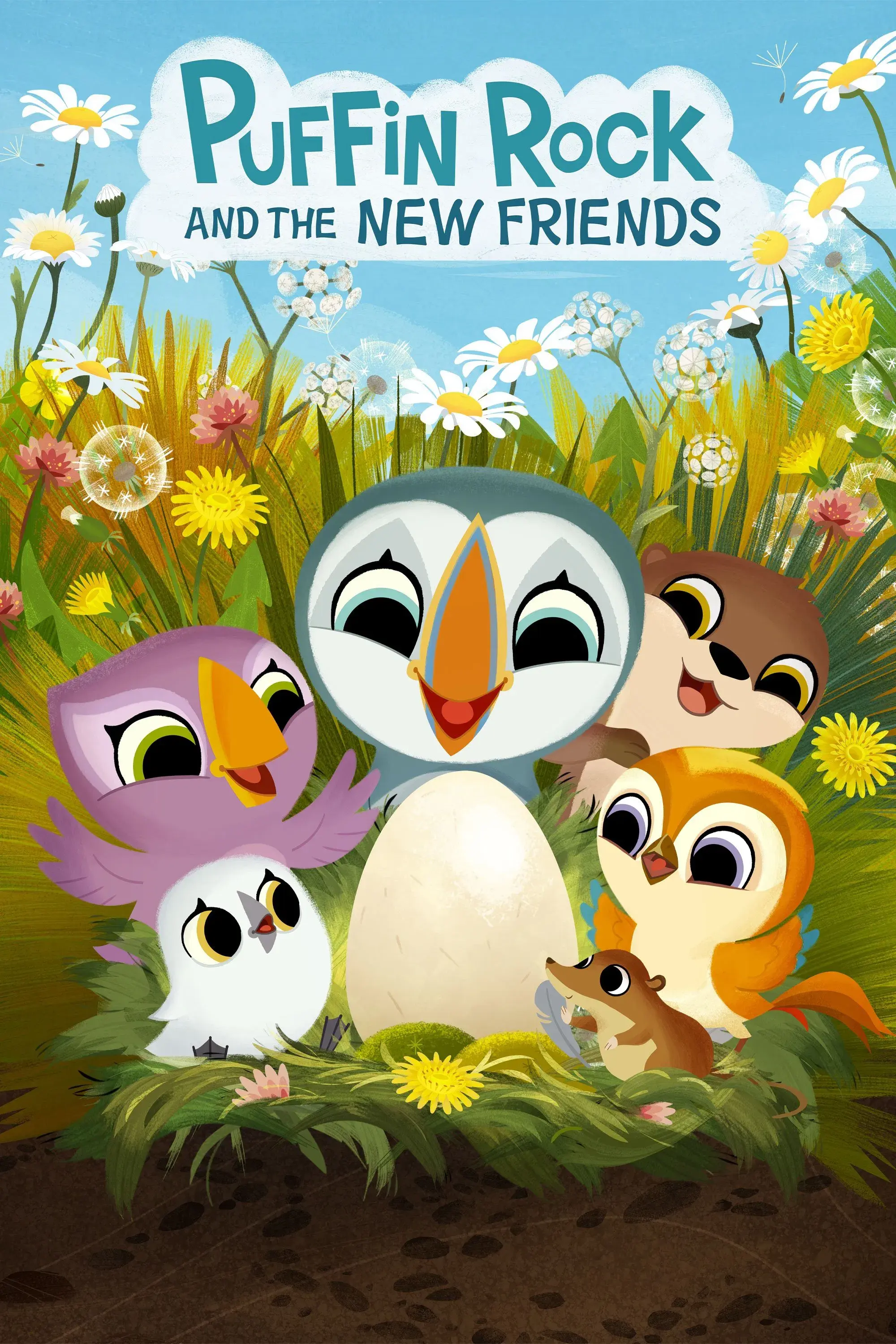 images of the movie Puffin Rock and the New Friends