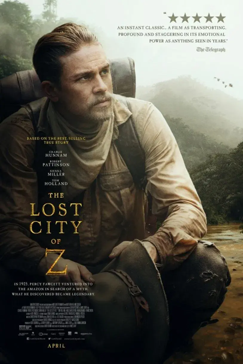 images of the movie The Lost City of Z