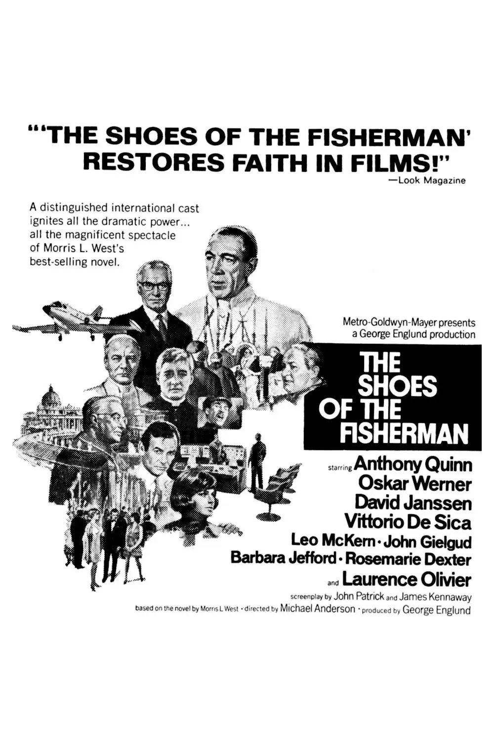images of the movie The Shoes of the Fisherman
