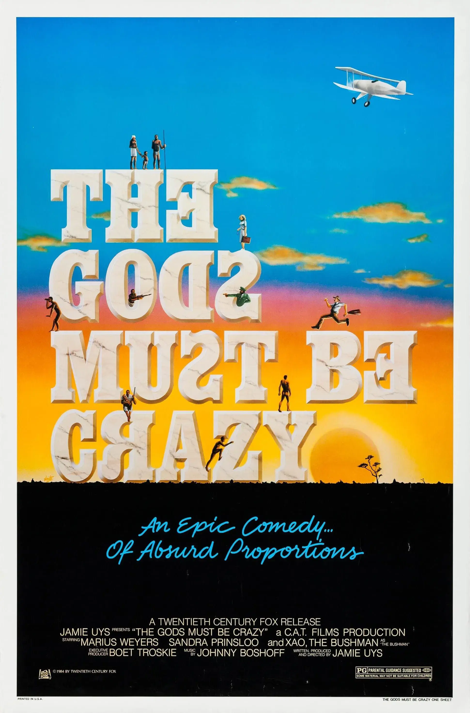 images of the movie The Gods Must Be Crazy