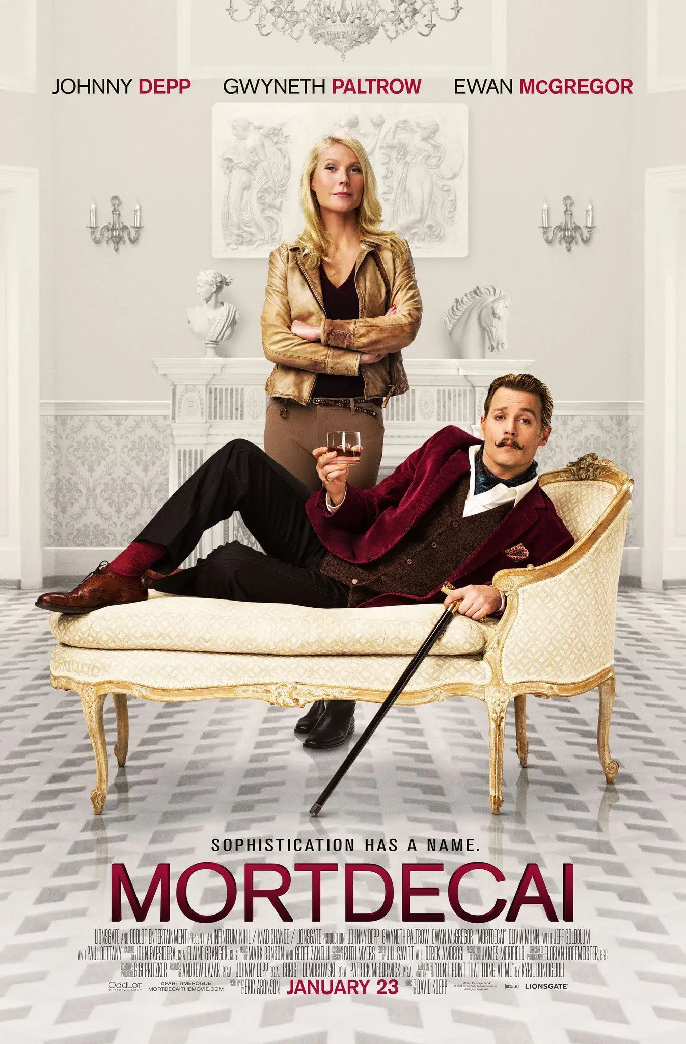 images of the movie Mortdecai
