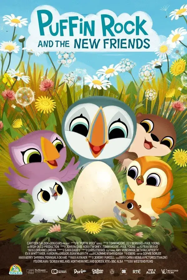 images of the movie Puffin Rock and the New Friends