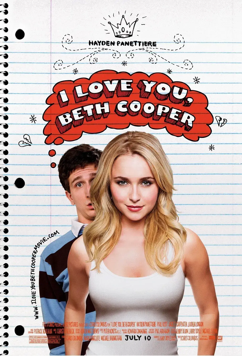 images of the movie I Love You, Beth Cooper
