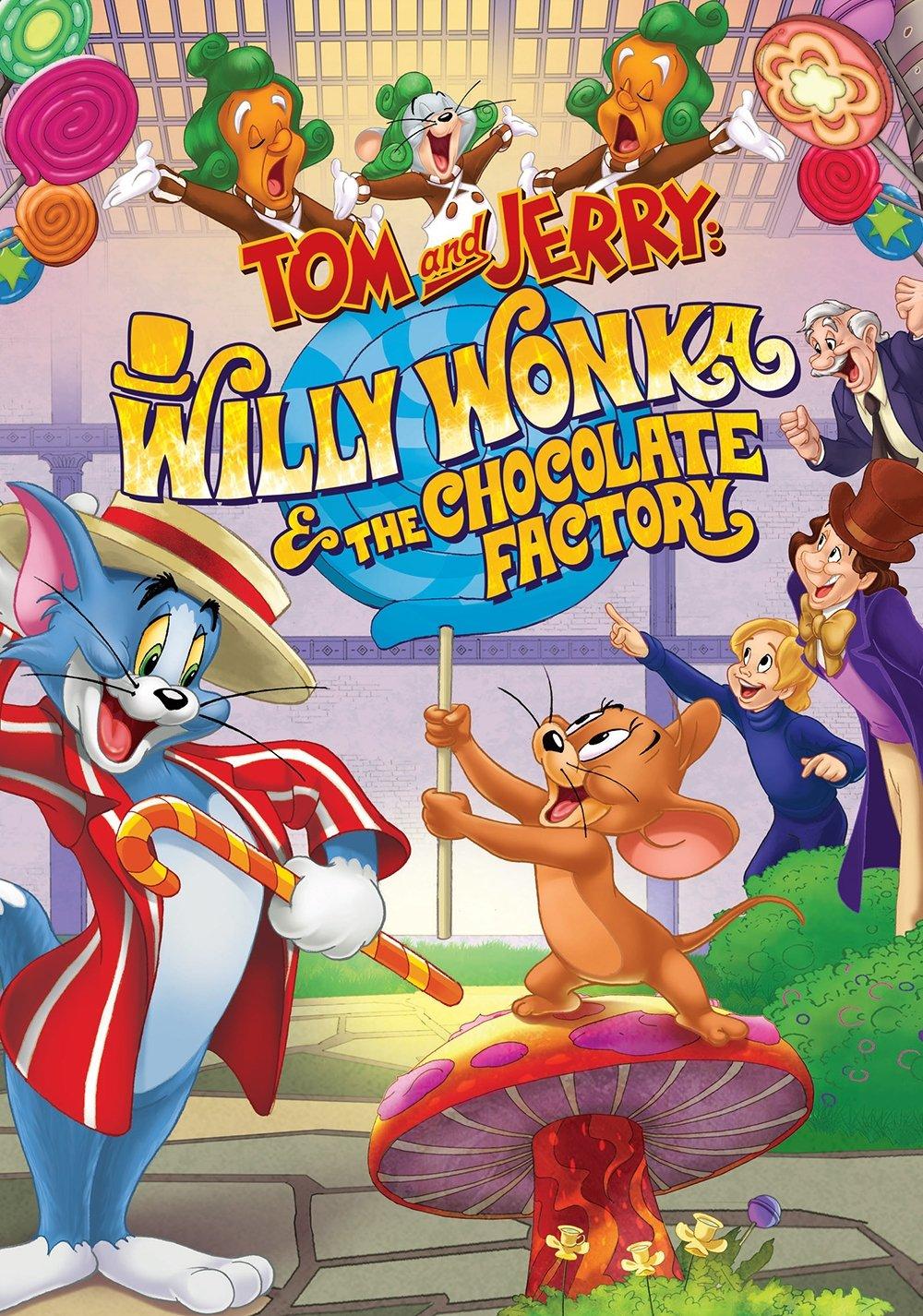images of the movie Tom and Jerry: Willy Wonka and the Chocolate Factory