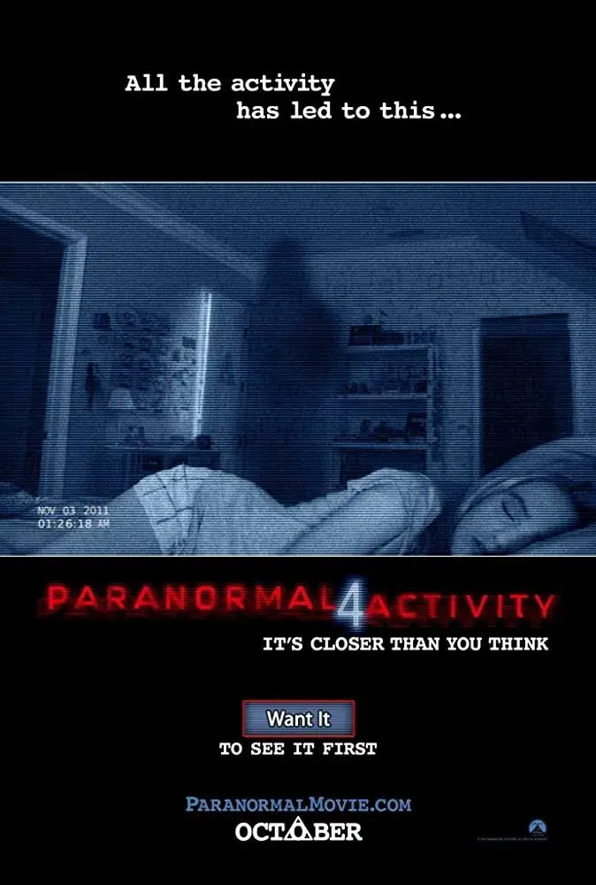 images of the movie Paranormal Activity 4
