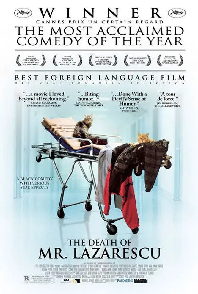 images of the movie The Death of Mr. Lazarescu