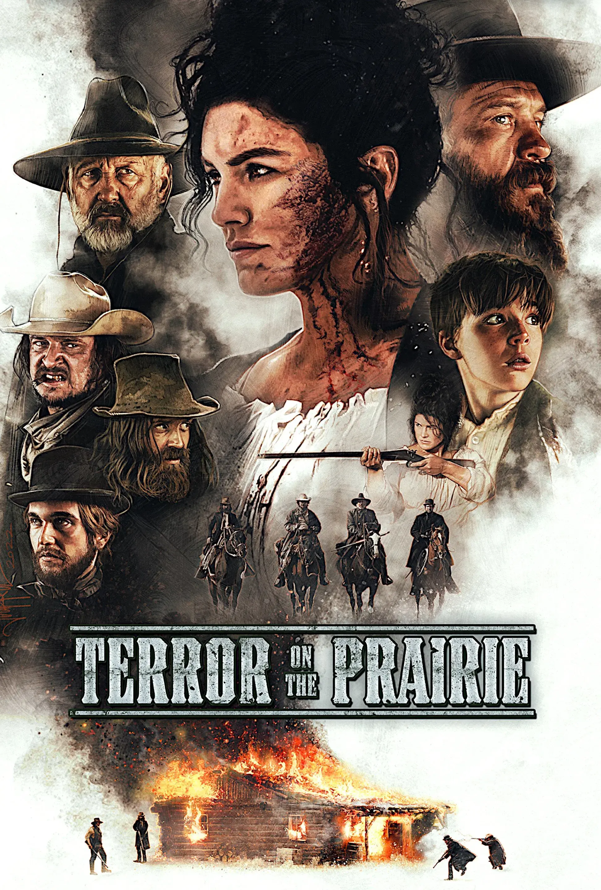 images of the movie Terror on the Prairie