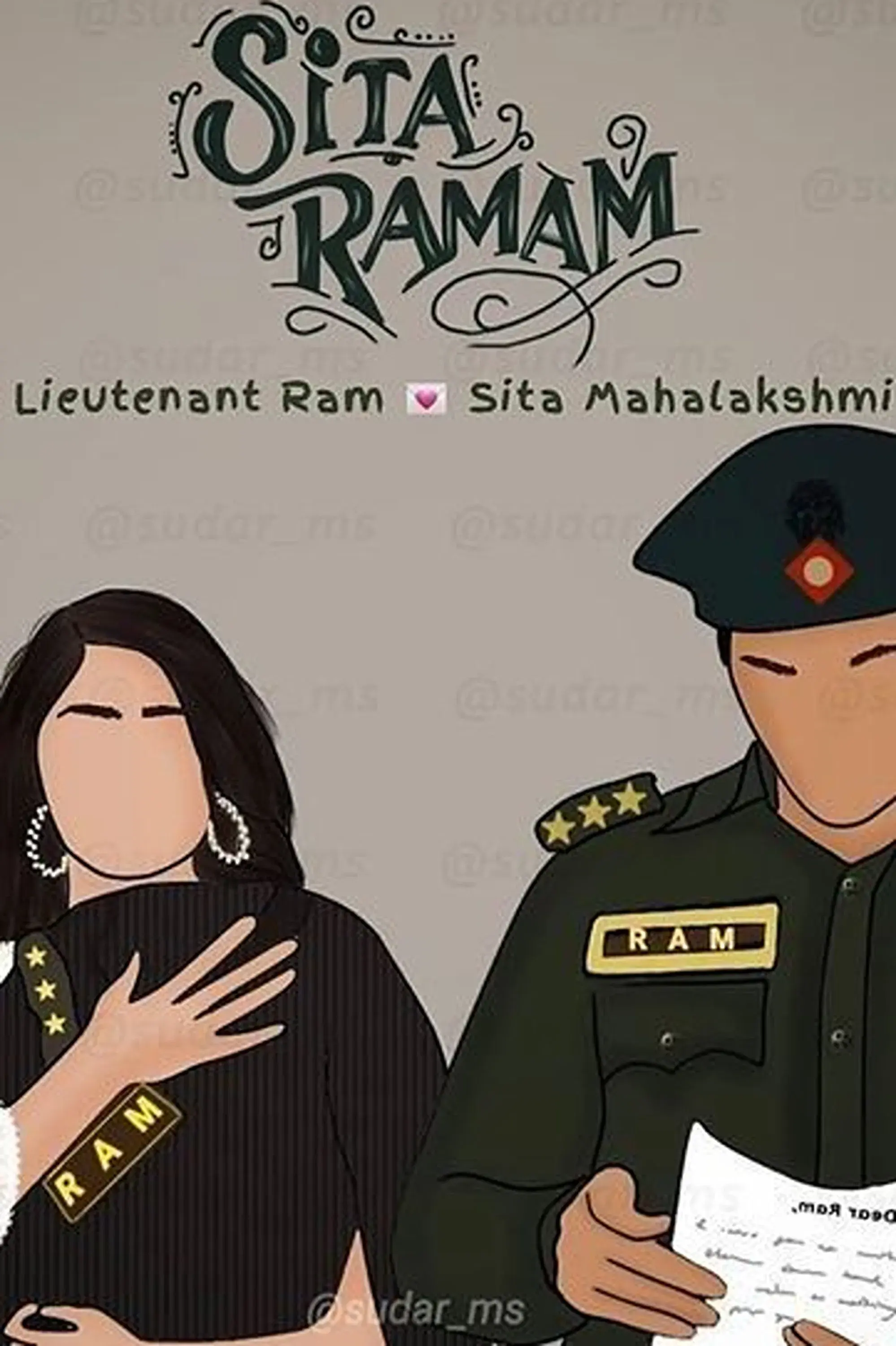 images of the movie Sita Ramam