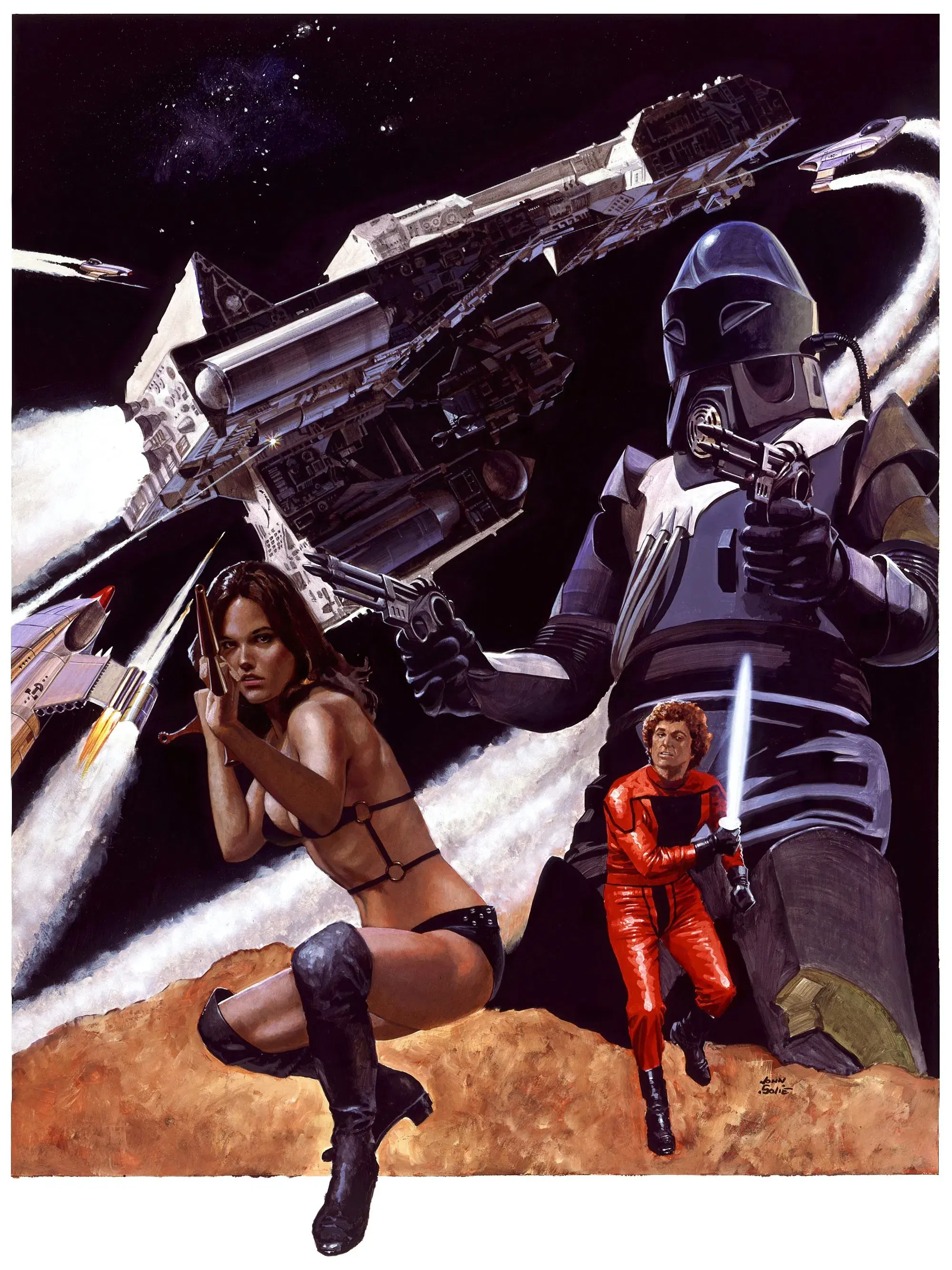 images of the movie Starcrash